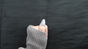 Silver Glitter Bling Wearable Nails,Silver Glitter Bling Wearable Nails 
