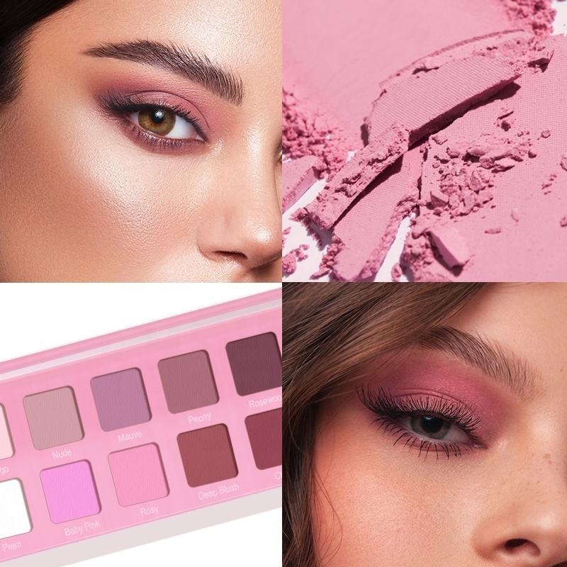 Rosy Blossom Multi-Texture Eyeshadow Palette,Rosy Blossom Multi-Texture Eyeshadow Palette 