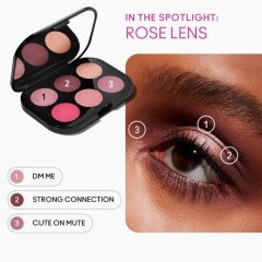 Vibe In Hues Eyeshadow Palette: Peach Glow,Vibe In Hues Eyeshadow Palette: Peach Glow 