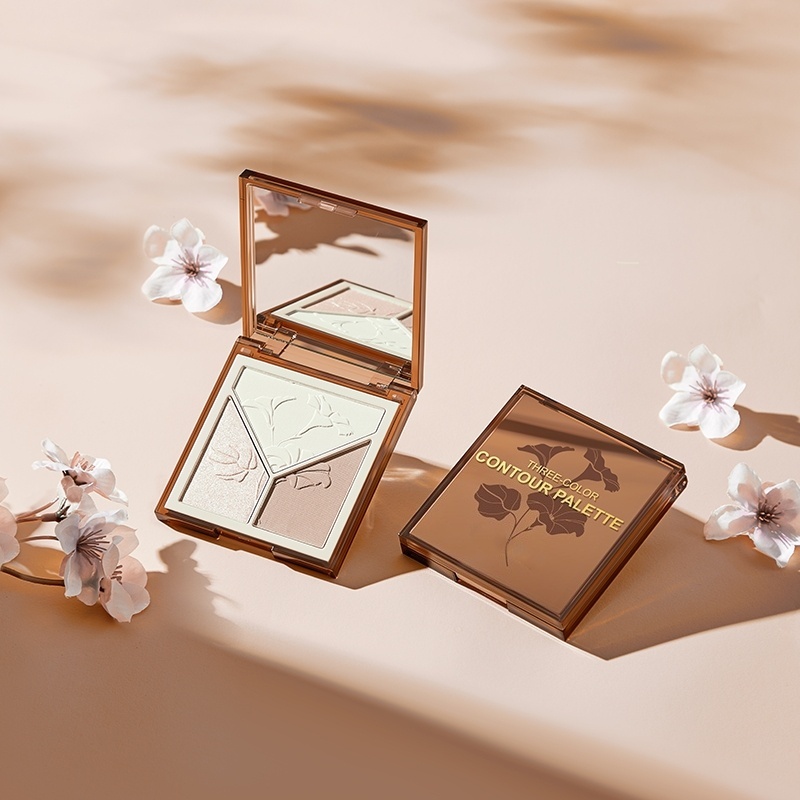 Tri-Color  Highlight Palette,Tri-Color  Highlight Palette 