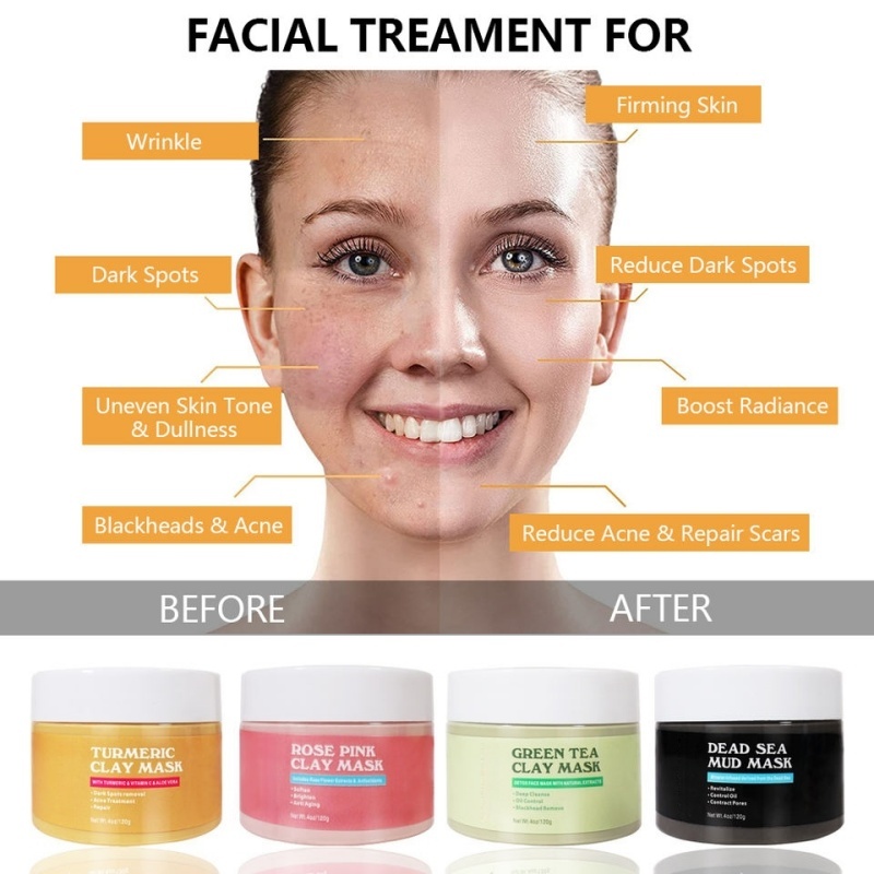 Multi-Effect Clay Mask Collection,Multi-Effect Clay Mask Collection 