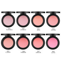 Blush Arm Swatches, 8 Shades with Fine Blendable Powder, Natural Pigmentation, B2B Beauty Factory Wholesale, Foreign Trade Customizable