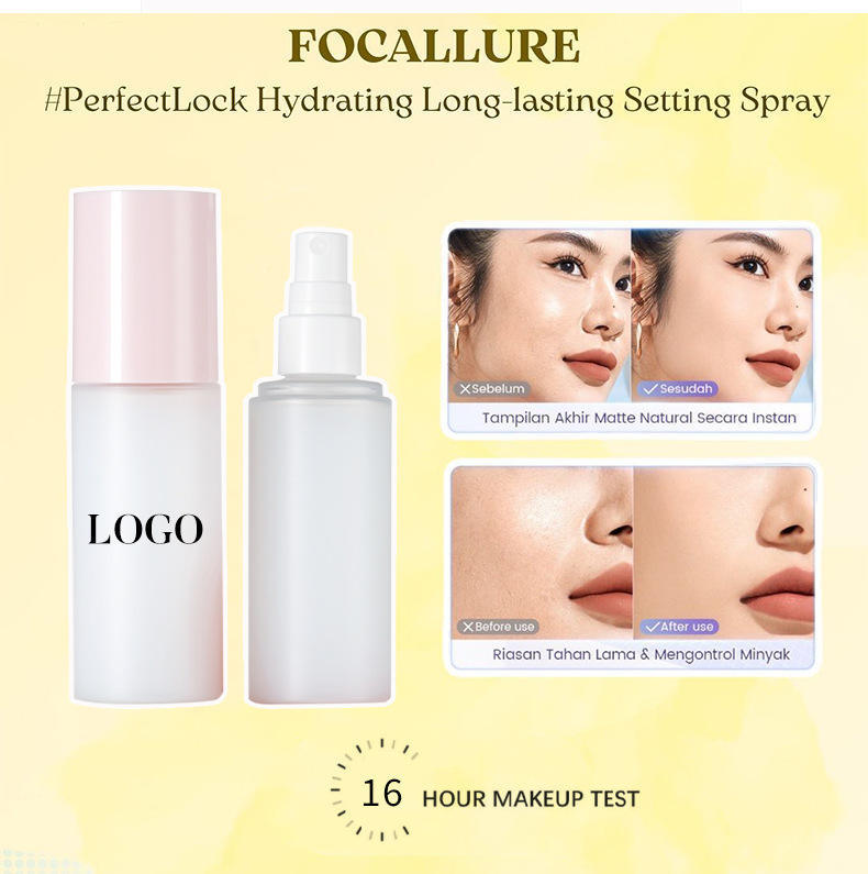 Vegan Cruelty-Free Sensitive Skin-Friendly Setting Spray - 100ml B2B Bulk Procurement + Gentle Oil-Control Formula