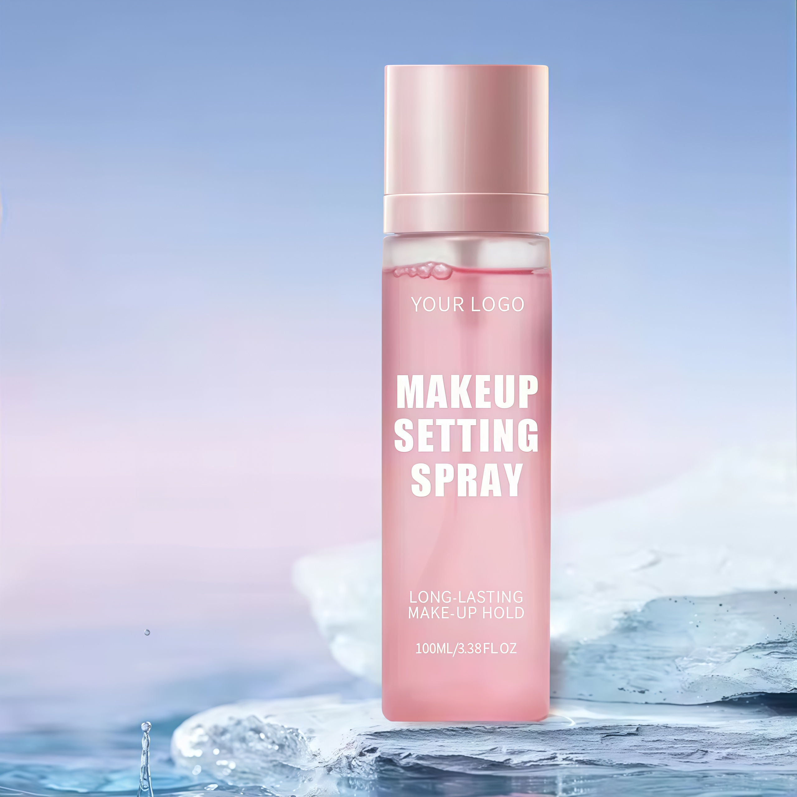 Vegan Cruelty-Free Pink Setting Spray - 100ml Hydrating B2B Bulk Order