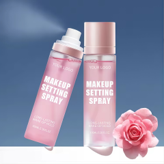 Pink Luxe 100ml Long-Lasting Setting Spray - Customizable Pink Bottle with OEM/ODM Support
