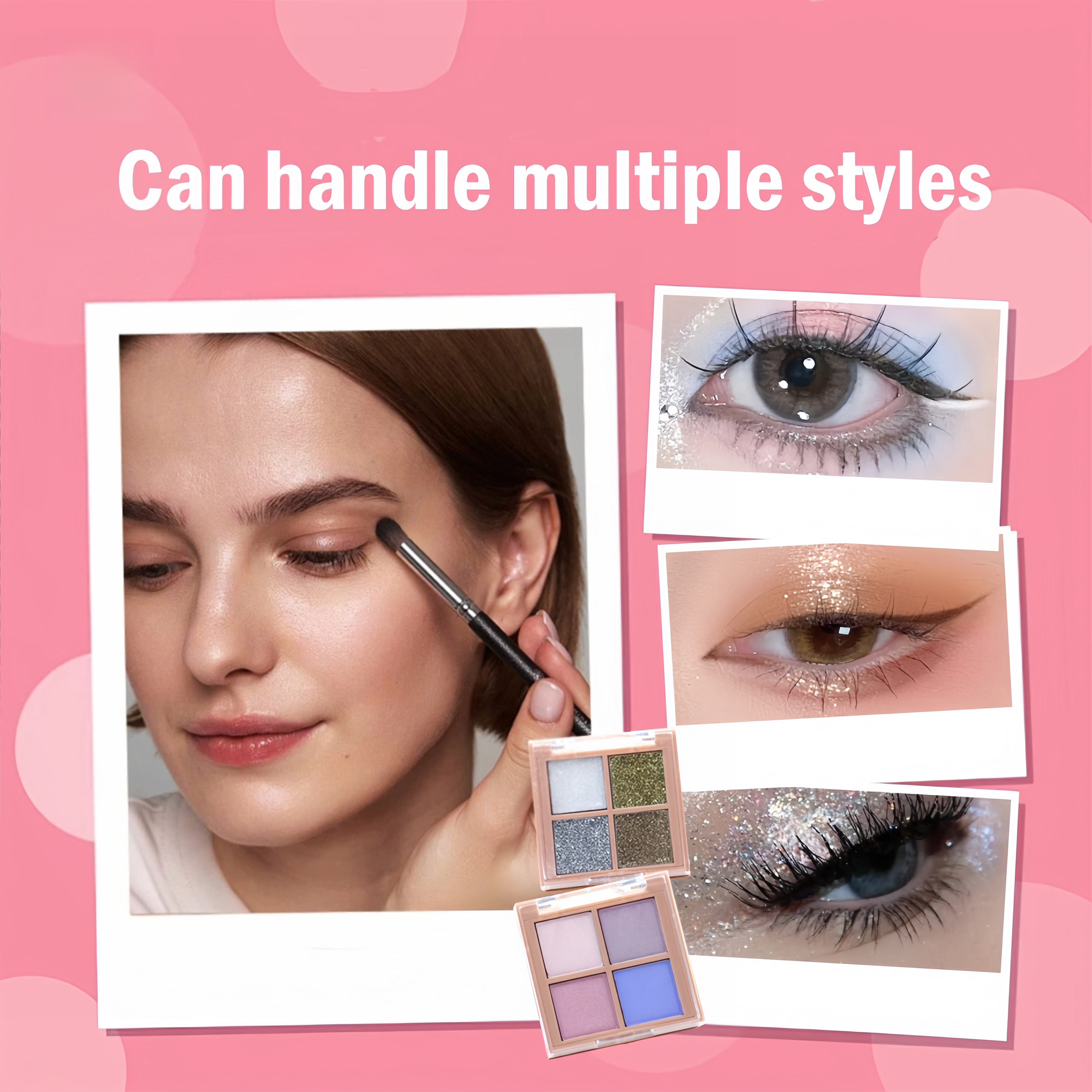 Multi-Style Eyeshadow Palette - B2B Makeup Tutorial Asset Bundle + Formula Adjustment for Trendy Looks Bulk Supply