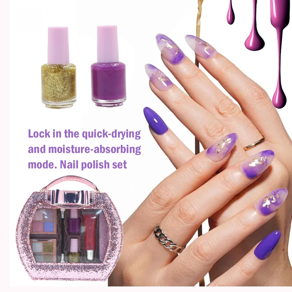 Quick-Drying Moisturizing Nail Polish Set - B2B Small-Batch Color Mixing + Nail Art Scene Marketing Material Support GMPC Approved