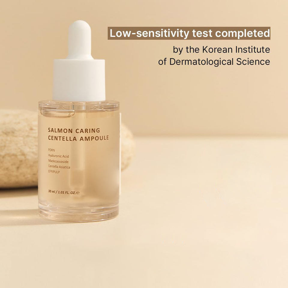 Salmon Caring Centella Ampoule | PDRN B2B Calming Skincare Supply,Salmon Caring Centella Ampoule | PDRN B2B Calming Skincare Supply 