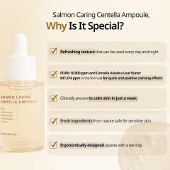 Salmon Caring Centella Ampoule | PDRN B2B Calming Skincare Supply,Salmon Caring Centella Ampoule | PDRN B2B Calming Skincare Supply 