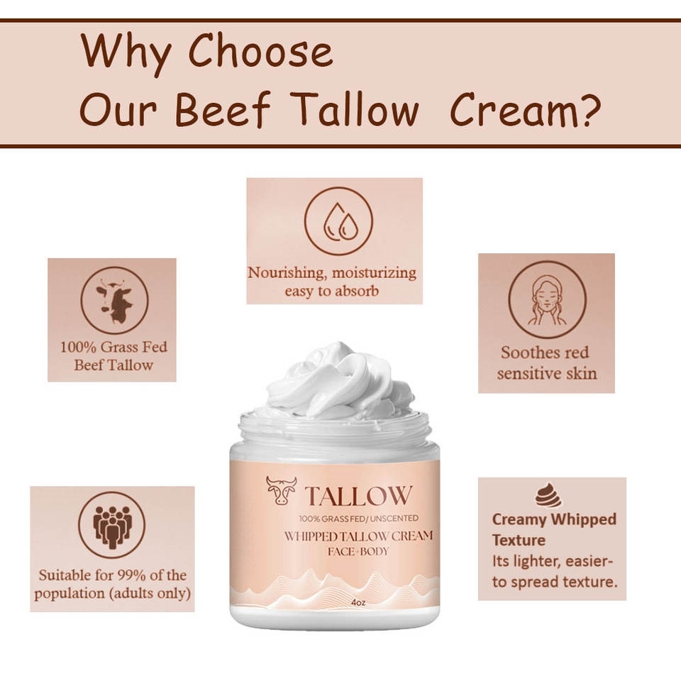 Grass-Fed Beef Tallow Cream Bulk Supplier | Beauty Salon Natural Skincare Wholesaler,Grass-Fed Beef Tallow Cream Bulk Supplier | Beauty Salon Natural Skincare Wholesaler 