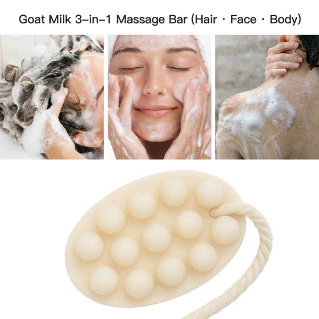 Goat Milk 3-in-1 Massage Soap Bulk Supplier | Beauty Salon Gentle Nourishing Skincare Wholesaler,Goat Milk 3-in-1 Massage Soap Bulk Supplier | Beauty Salon Gentle Nourishing Skincare Wholesaler 