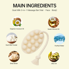 Goat Milk 3-in-1 Massage Soap Bulk Supplier | Beauty Salon Gentle Nourishing Skincare Wholesaler,Goat Milk 3-in-1 Massage Soap Bulk Supplier | Beauty Salon Gentle Nourishing Skincare Wholesaler 