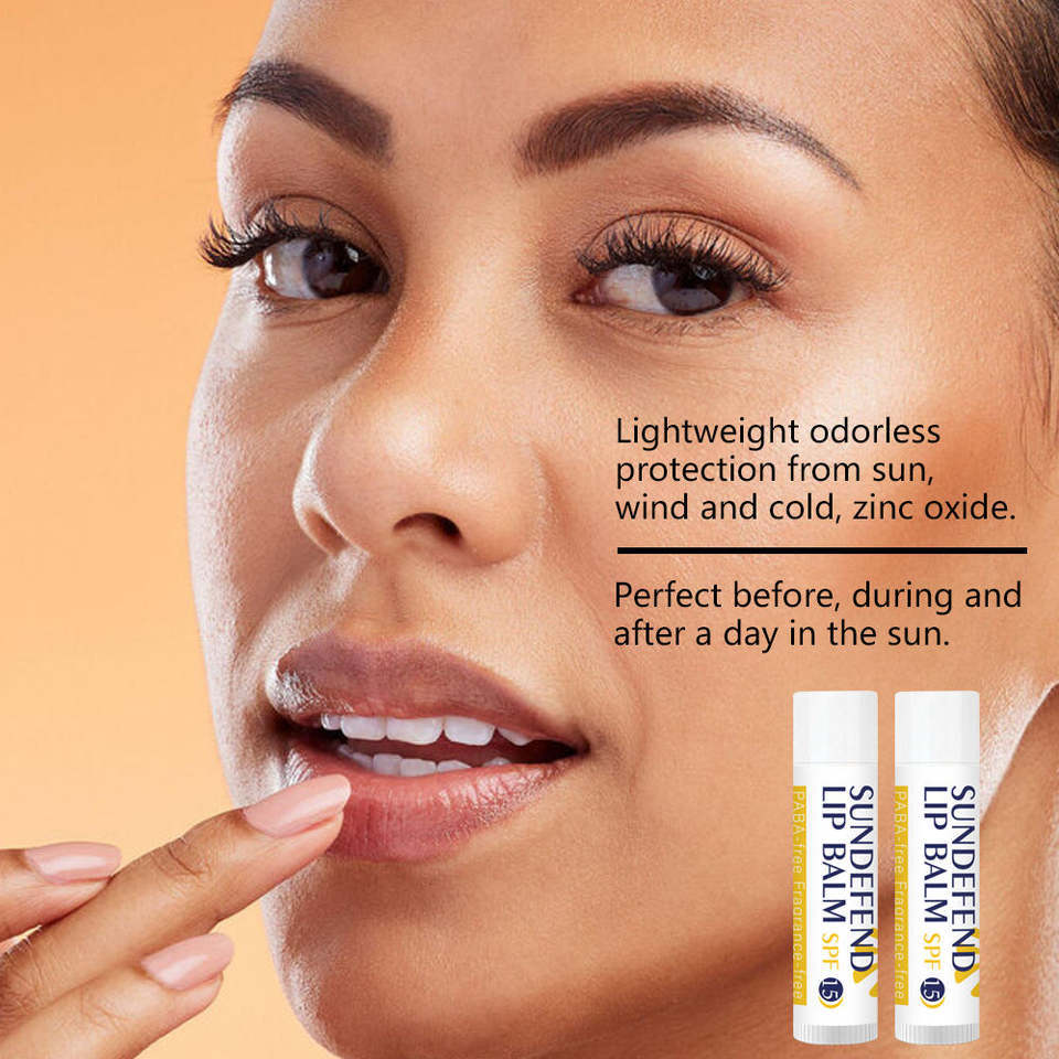 SUNDEFEND SPF15 Lip Balm - Sun Protection Lip Care Wholesale Supplier,SUNDEFEND SPF15 Lip Balm - B2B Bulk Daily Sun Protection Lip Care Wholesale Supplier 