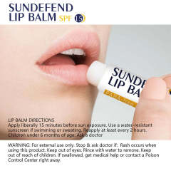 SUNDEFEND SPF15 Lip Balm - Sun Protection Lip Care Wholesale Supplier,SUNDEFEND SPF15 Lip Balm - B2B Bulk Daily Sun Protection Lip Care Wholesale Supplier 