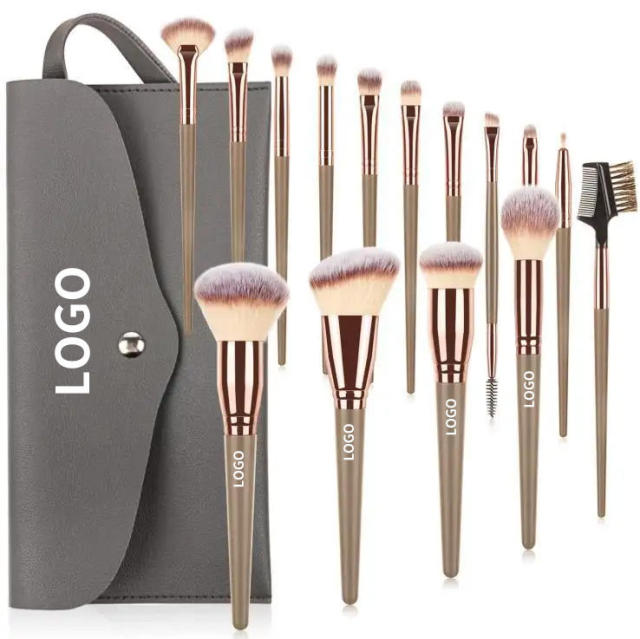Soft Bristle Makeup Brush Set – Custom Logo Cosmetic Brush Kit with Storage Case,Soft Bristle Makeup Brush Set – Custom Logo Cosmetic Brush Kit with Storage Case 
