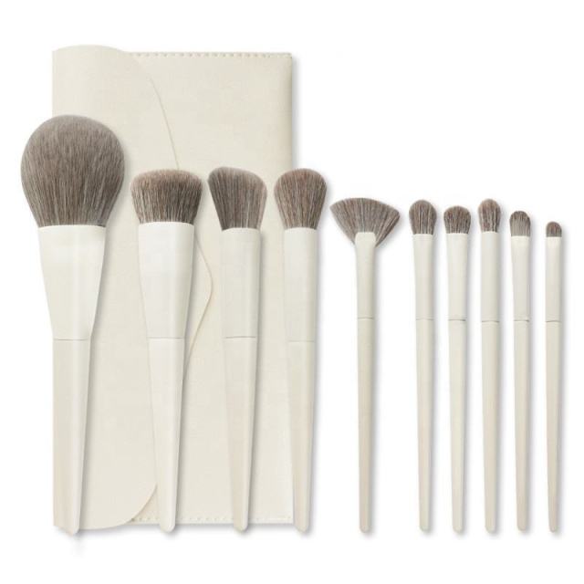 Minimalist Makeup Brush Set – Custom Logo Cosmetic Kit with Storage Pouch & Gift Box,Minimalist Makeup Brush Set – Custom Logo Cosmetic Kit with Storage Pouch & Gift Box 