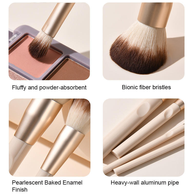 Wholesale 12Pcs Bionic Fiber Makeup Brush Set Supplier - Custom Logo Cosmetic Brush Kit with Storage Pouch,Wholesale 12Pcs Bionic Fiber Makeup Brush Set Supplier - Custom Logo Cosmetic Brush Kit with Storage Pouch 