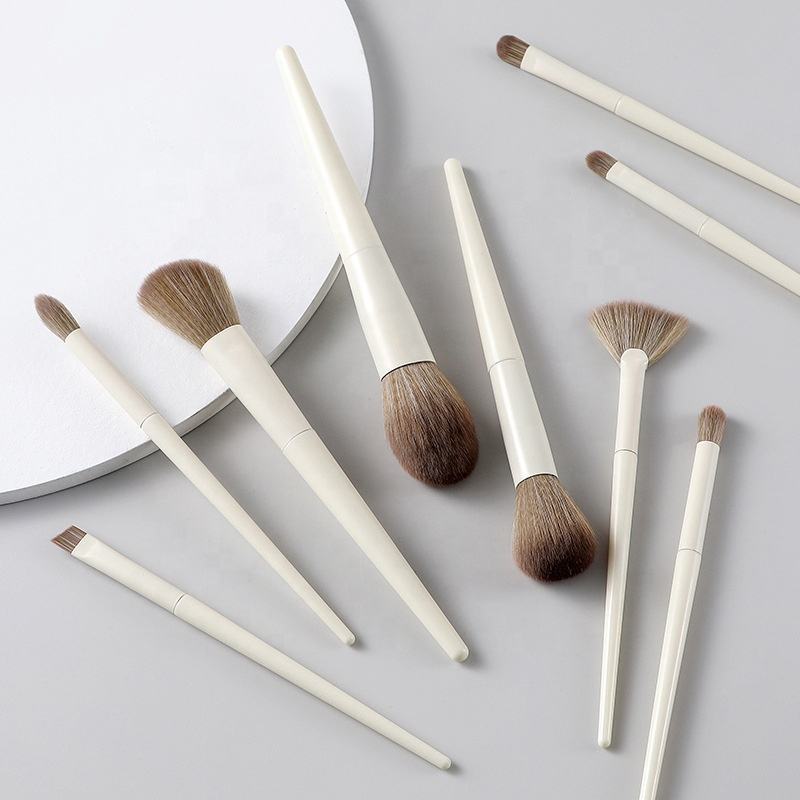 Minimalist Makeup Brush Set – Custom Logo Cosmetic Kit with Storage Pouch & Gift Box,Minimalist Makeup Brush Set – Custom Logo Cosmetic Kit with Storage Pouch & Gift Box 