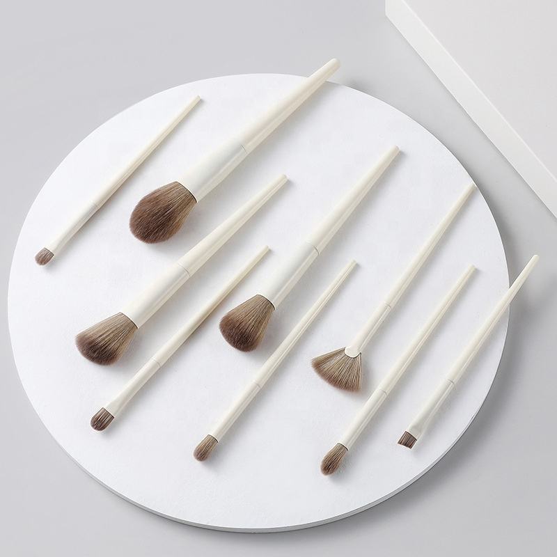 Minimalist Makeup Brush Set – Custom Logo Cosmetic Kit with Storage Pouch & Gift Box,Minimalist Makeup Brush Set – Custom Logo Cosmetic Kit with Storage Pouch & Gift Box 