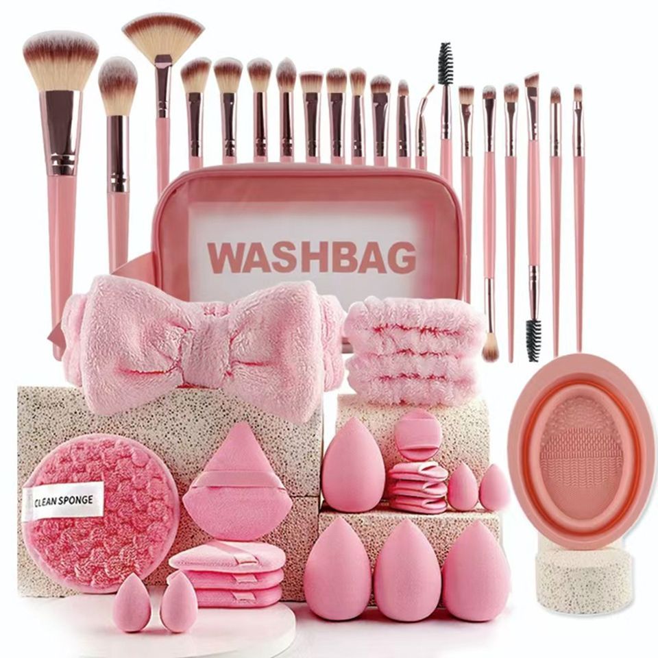 All-in-One Makeup Tool Kit –  Brush Set with Beauty Blenders & Skincare Accessories,All-in-One Makeup Tool Kit –  Brush Set with Beauty Blenders & Skincare Accessories 