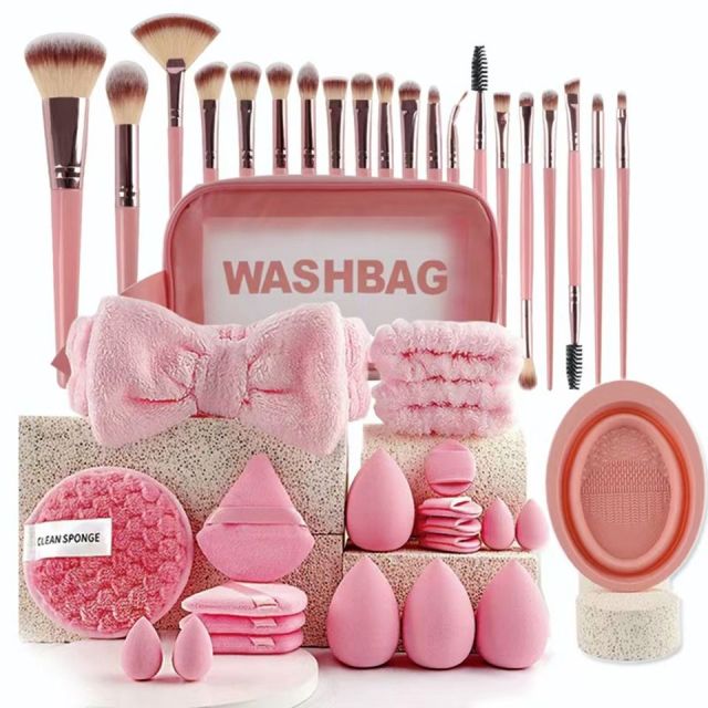 All-in-One Makeup Tool Kit –  Brush Set with Beauty Blenders & Skincare Accessories,All-in-One Makeup Tool Kit –  Brush Set with Beauty Blenders & Skincare Accessories 