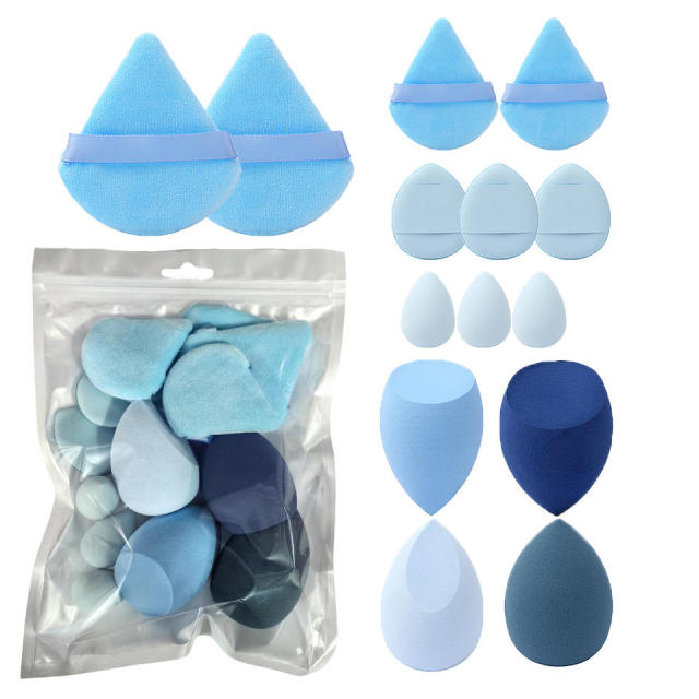 Multi-color Makeup Sponge Set – 16Pcs Assorted Beauty Blender Kit with Sealed Packaging,Multi-color Makeup Sponge Set – 16Pcs Assorted Beauty Blender Kit with Sealed Packaging 