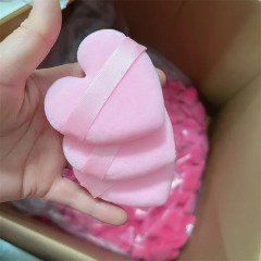 Heart-shaped Velvet Powder Puff – Custom Logo Cosmetic Puffs for B2B Wholesale,Heart-shaped Velvet Powder Puff – Custom Logo Cosmetic Puffs for B2B Wholesale 
