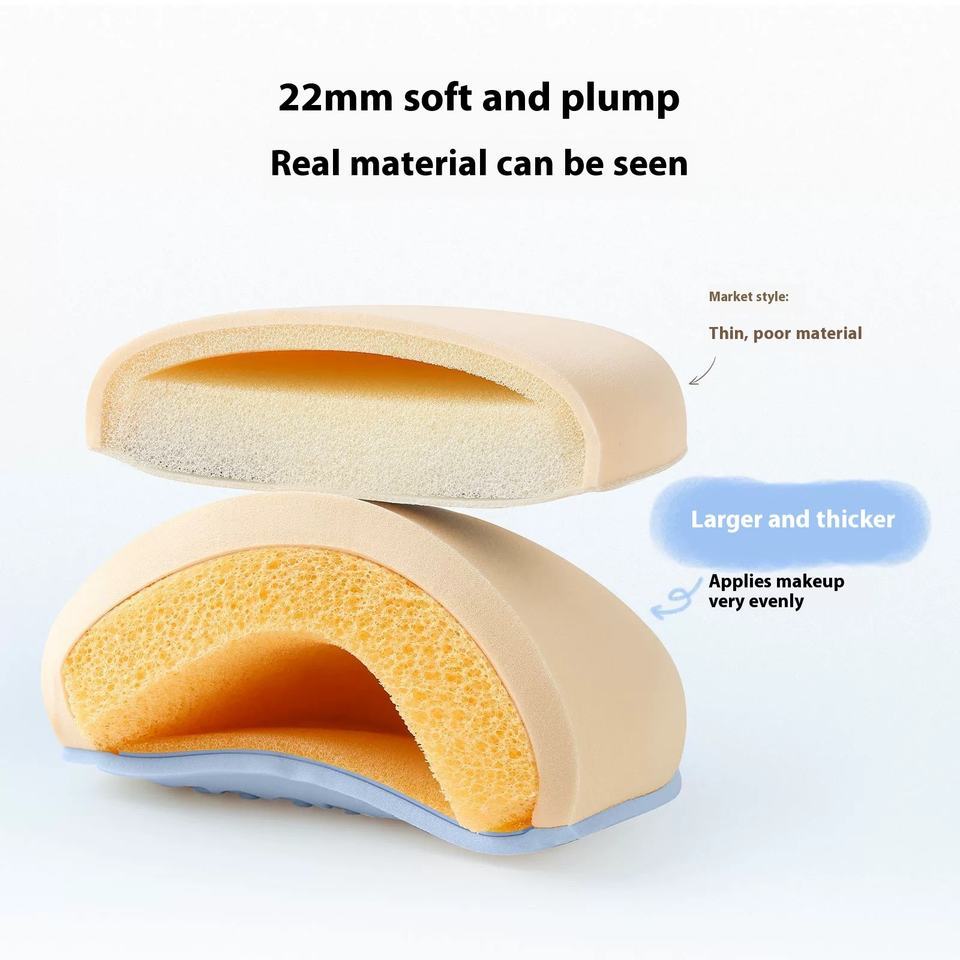 Thick Dual-sided Makeup Puff – Water-expandable Cosmetic Sponge for B2B Wholesale,Thick Dual-sided Makeup Puff – Water-expandable Cosmetic Sponge for B2B Wholesale 