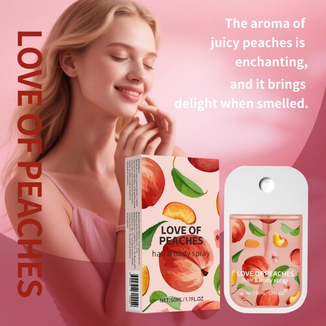 Love of Peaches Hair & Body Spray Wholesale | 50ml Portable Peach Champagne Fragrance Supplier,Love of Peaches Hair & Body Spray Wholesale | 50ml Portable Peach Champagne Fragrance Supplier 