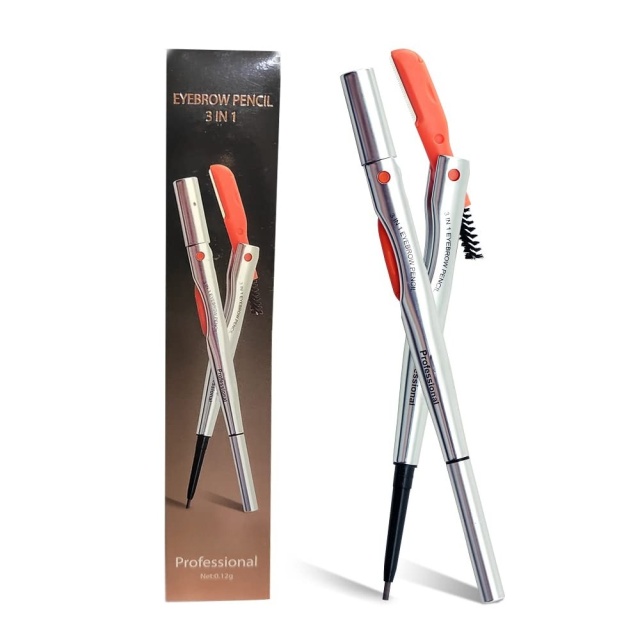 3-in-1 Eyebrow Pencil with Razor - B2B Bulk 3-Shade Custom Logo Eyebrow Makeup Wholesale Supplier,3-in-1 Eyebrow Pencil with Razor - B2B Bulk 3-Shade Custom Logo Eyebrow Makeup Wholesale Supplier 
