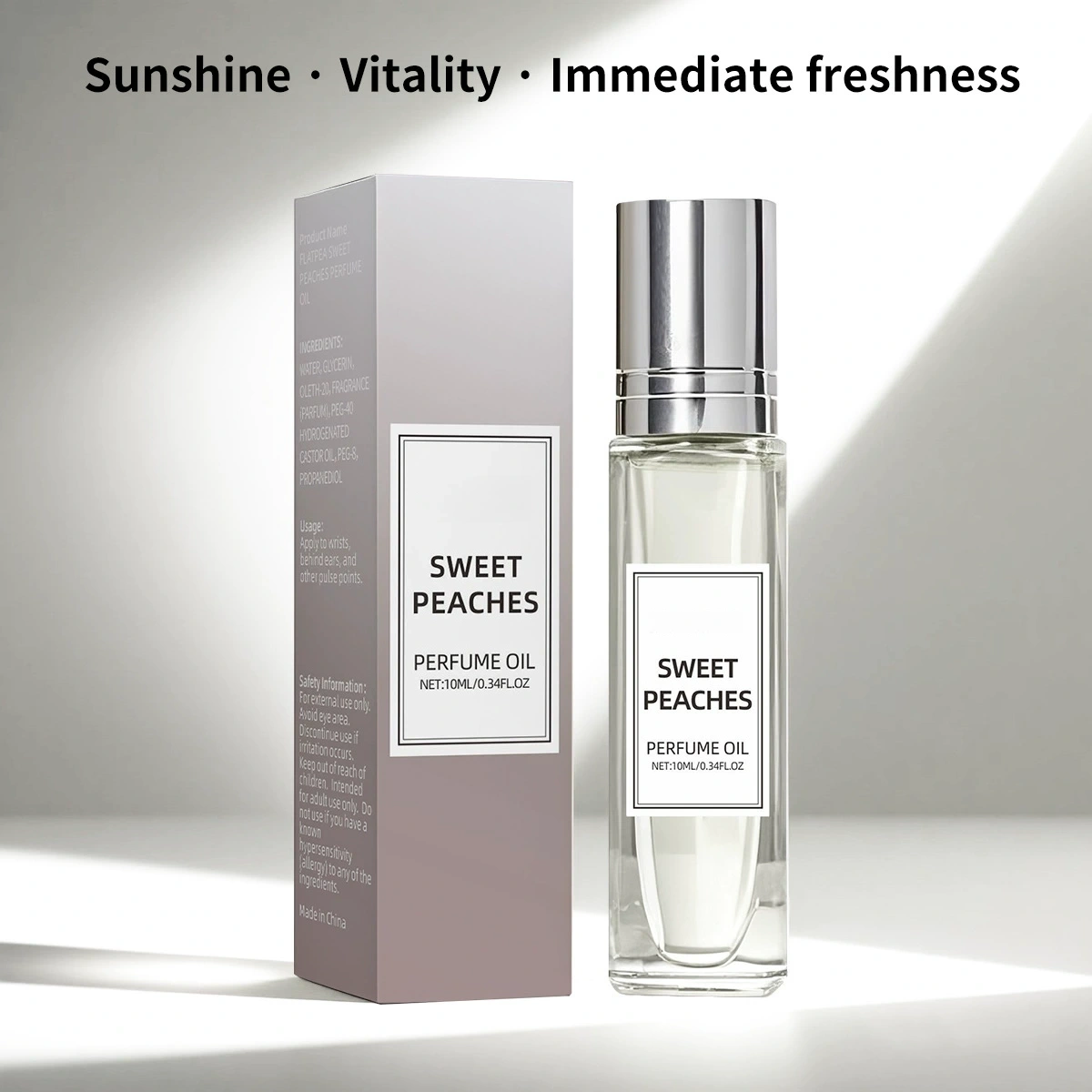 Sweet Peaches Women's Roll-On Perfume Oil - Wholesale Natural Fruity Fragrance Supplier,Sweet Peaches Roll-On Perfume Oil Wholesale | 10ml Women's Fruity Fragrance Supplier for Bulk Orders 