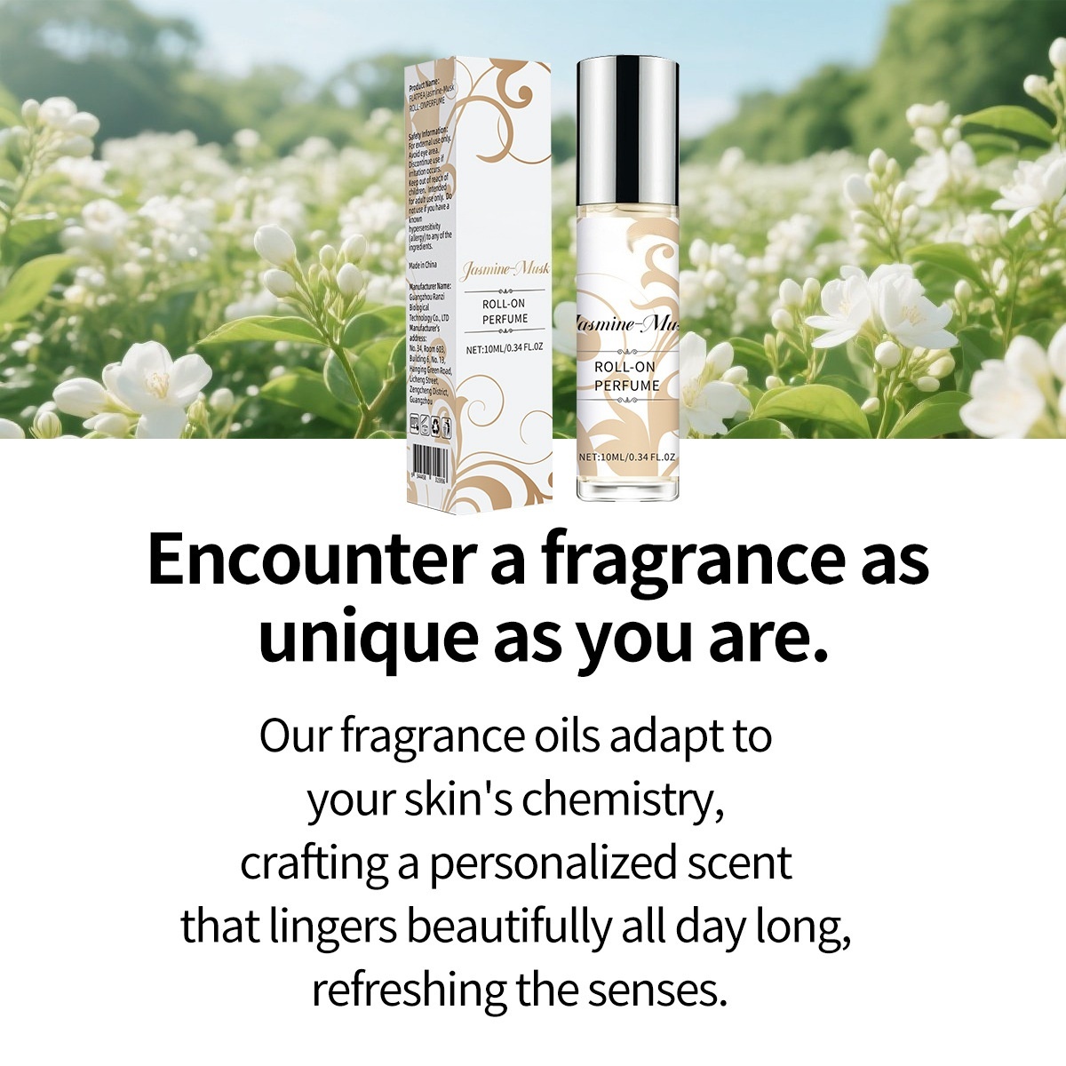 Jasmine Musk Roll-On Perfume Oil - Wholesale 10ml Floral Woody Fragrance Supplier,Jasmine Musk Roll-On Perfume Oil Wholesale | 10ml Women's Floral Woody Fragrance Supplier for Bulk Orders 
