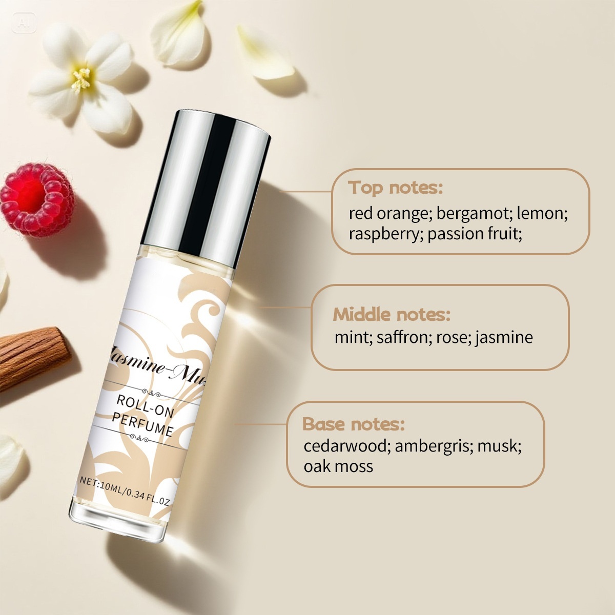 Jasmine Musk Roll-On Perfume Oil - Wholesale 10ml Floral Woody Fragrance Supplier,Jasmine Musk Roll-On Perfume Oil Wholesale | 10ml Women's Floral Woody Fragrance Supplier for Bulk Orders 