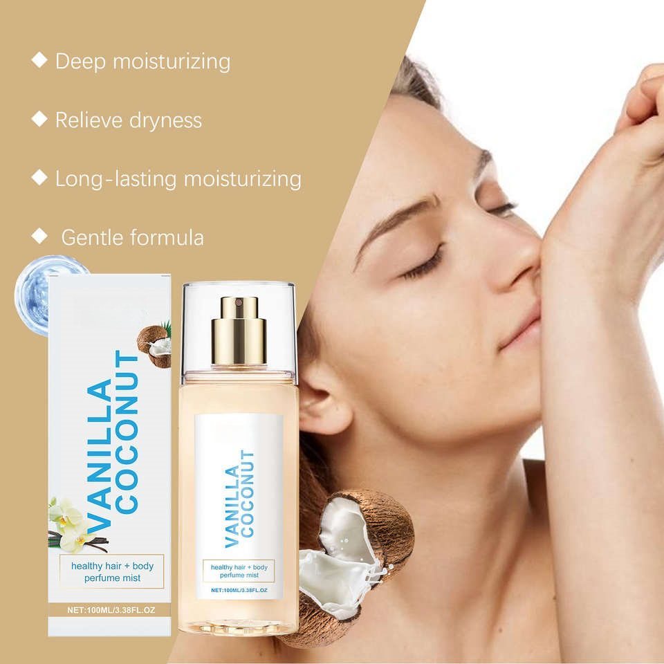 Vanilla Coconut Hair & Body Perfume Mist - Moisturizing Fragrance Wholesale Supplier,Vanilla Coconut Hair & Body Perfume Mist - Moisturizing Fragrance Wholesale Supplier 