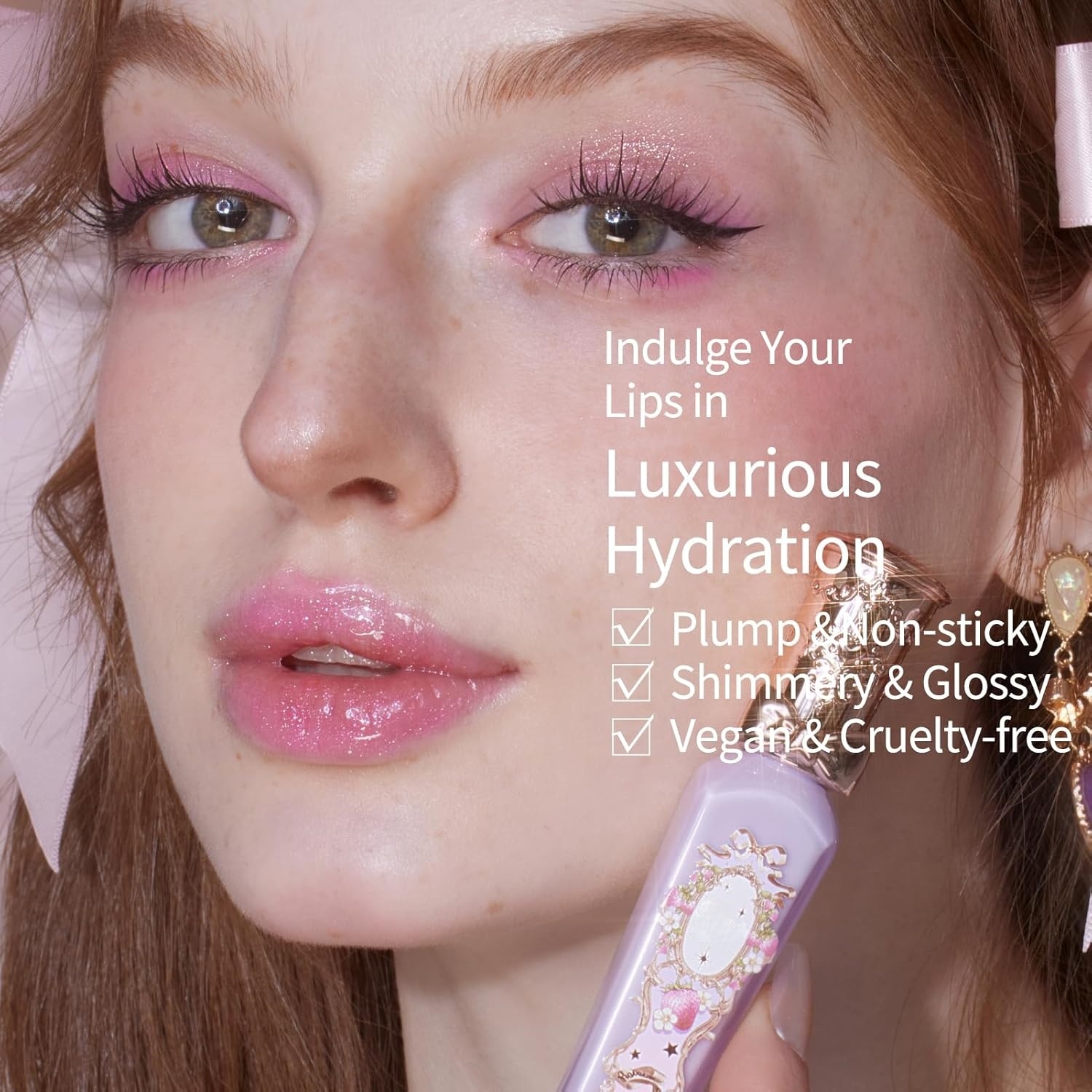 Luxury Embossed Bow Lip Gloss - B2B Bulk Vegan Cruelty-Free Custom Logo Lip Makeup Wholesale Supplier,Luxury Embossed Bow Lip Gloss - B2B Bulk Vegan Cruelty-Free Custom Logo Lip Makeup Wholesale Supplier 