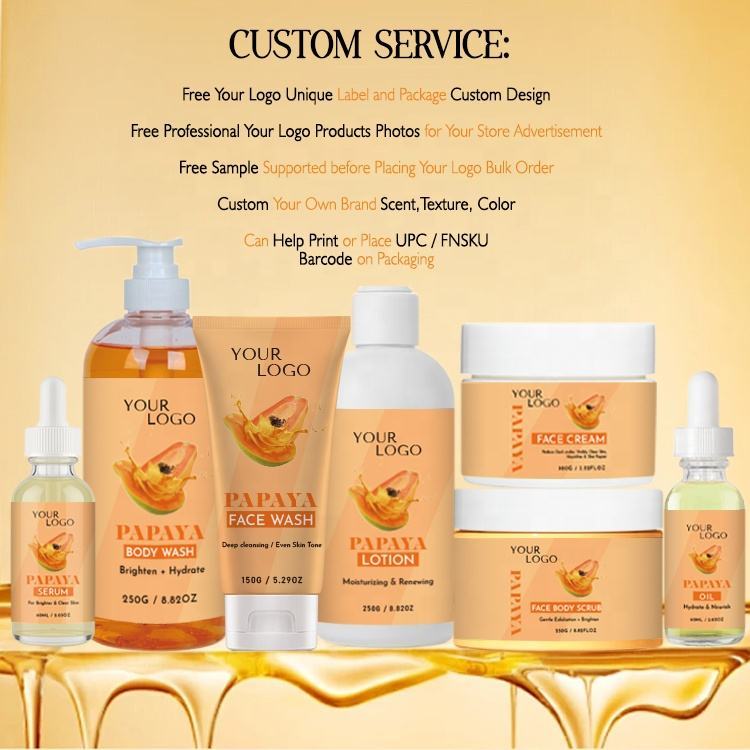 Papaya Brightening Skincare Set Bulk Supplier | B2B Beauty Salon & Skincare Brand OEM/ODM Wholesaler,Papaya Brightening Skincare Set Bulk Supplier | B2B Beauty Salon & Skincare Brand OEM/ODM Wholesaler 