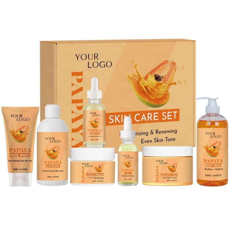 Papaya Brightening Skincare Set Bulk Supplier | B2B Beauty Salon & Skincare Brand OEM/ODM Wholesaler,Papaya Brightening Skincare Set Bulk Supplier | B2B Beauty Salon & Skincare Brand OEM/ODM Wholesaler 