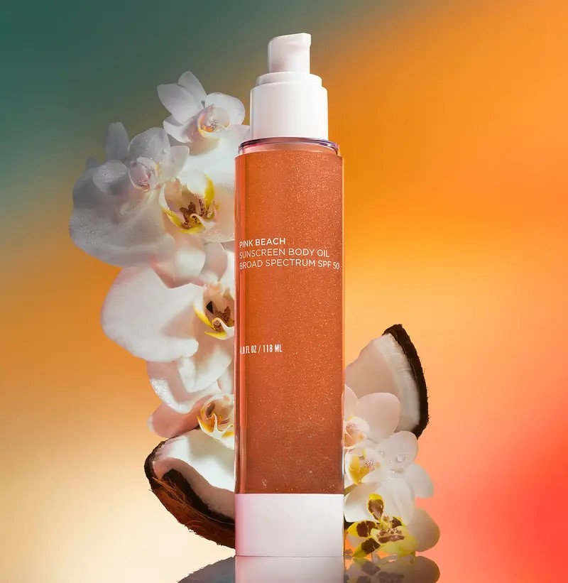 Pink Beach Sunscreen Body Oil SPF 50 OEM Manufacturer | Lightweight Gel Texture For Wholesale,Pink Beach Sunscreen Body Oil SPF 50 OEM Manufacturer | Lightweight Gel Texture For Wholesale 