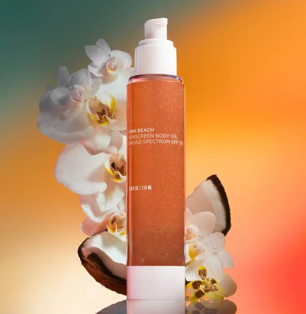 Pink Beach Sunscreen Body Oil SPF 50 OEM Manufacturer | Lightweight Gel Texture For Wholesale,Pink Beach Sunscreen Body Oil SPF 50 OEM Manufacturer | Lightweight Gel Texture For Wholesale 