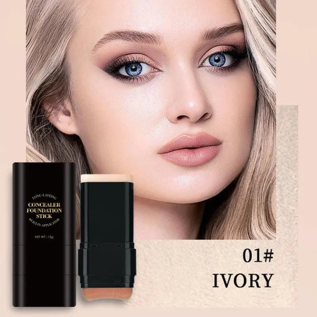 Luminous Dual-Ended Concealer Foundation Stick with Built-in Brushes OEM Manufacturer | 24H Long-Lasting For Wholesale,Luminous Dual-Ended Concealer Foundation Stick with Built-in Brushes OEM Manufacturer | 24H Long-Lasting For Wholesale 