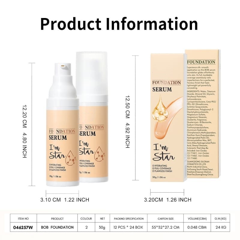 Concealing & Brightening Lightweight, Hydrating Liquid Foundation OEM Manufacturer | Wholesale Supplier,Concealing & Brightening Lightweight, Hydrating Liquid Foundation OEM Manufacturer | Wholesale Supplier 