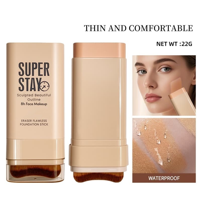 2-in-1 Flawless Foundation Stick with Concealer, Oil Control and Moisturizing Effects OEM Manufacturer,2-in-1 Flawless Foundation Stick with Concealer, Oil Control and Moisturizing Effects OEM Manufacturer 
