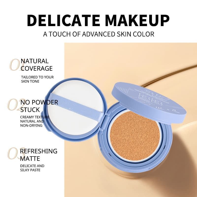 Long-Wear Concealing Liquid Foundation Cushion & Hydrating Concealing BB Cream,Long-Wear Concealing Liquid Foundation Cushion & Hydrating Concealing BB Cream 