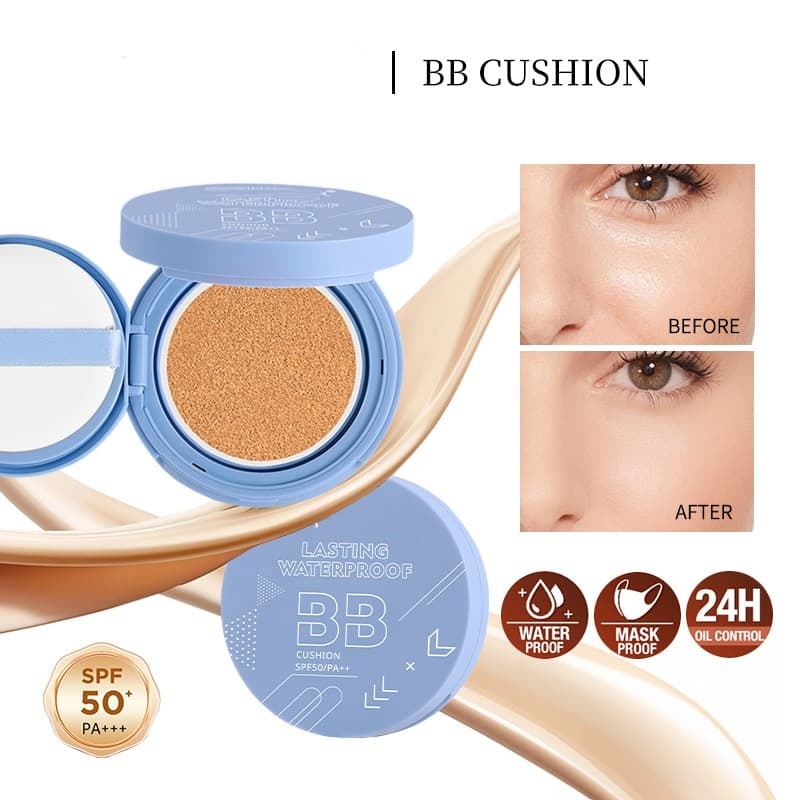 Long-Wear Concealing Liquid Foundation Cushion & Hydrating Concealing BB Cream,Long-Wear Concealing Liquid Foundation Cushion & Hydrating Concealing BB Cream 