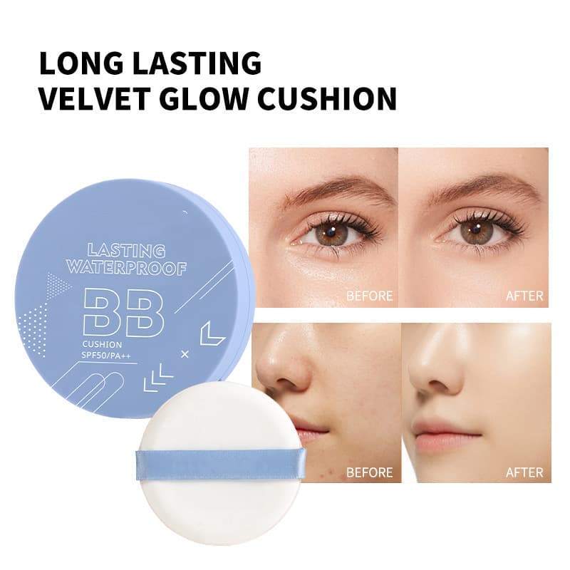 Long-Wear Concealing Liquid Foundation Cushion & Hydrating Concealing BB Cream,Long-Wear Concealing Liquid Foundation Cushion & Hydrating Concealing BB Cream 