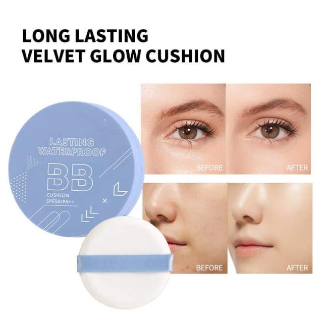 Long-Wear Concealing Liquid Foundation Cushion & Hydrating Concealing BB Cream,Long-Wear Concealing Liquid Foundation Cushion & Hydrating Concealing BB Cream 