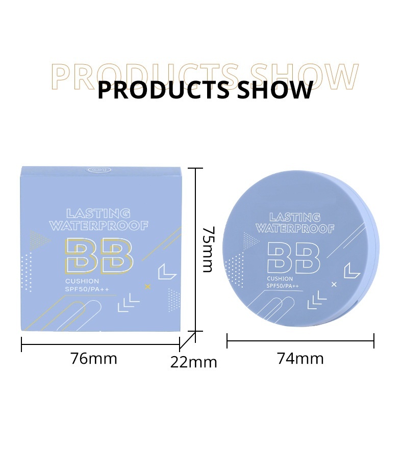 Long-Wear Concealing Liquid Foundation Cushion & Hydrating Concealing BB Cream,Long-Wear Concealing Liquid Foundation Cushion & Hydrating Concealing BB Cream 