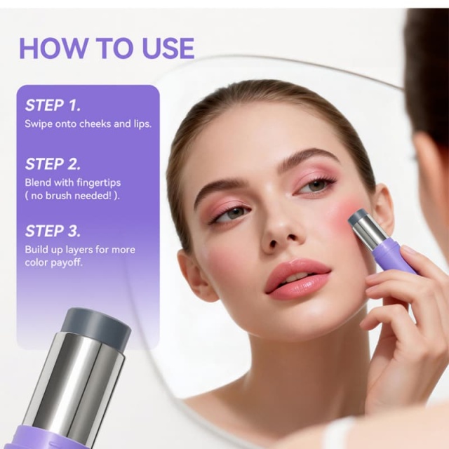 Natural Matte Brightening Low-Saturation Blush Stick OEM Manufacturer & Supplier,Natural Matte Brightening Low-Saturation Blush Stick OEM Manufacturer & Supplier 