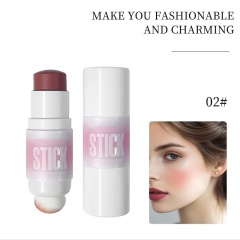 Dual-Head Cream Blush, Matte, Natural, Low-Saturation, Skin-Brightening Blush Stick OEM Manufacturer,Dual-Head Cream Blush, Matte, Natural, Low-Saturation, Skin-Brightening Blush Stick OEM Manufacturer 