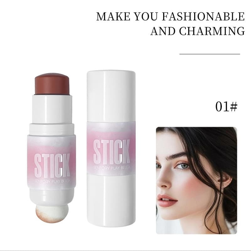 Dual-Head Cream Blush, Matte, Natural, Low-Saturation, Skin-Brightening Blush Stick OEM Manufacturer,Dual-Head Cream Blush, Matte, Natural, Low-Saturation, Skin-Brightening Blush Stick OEM Manufacturer 